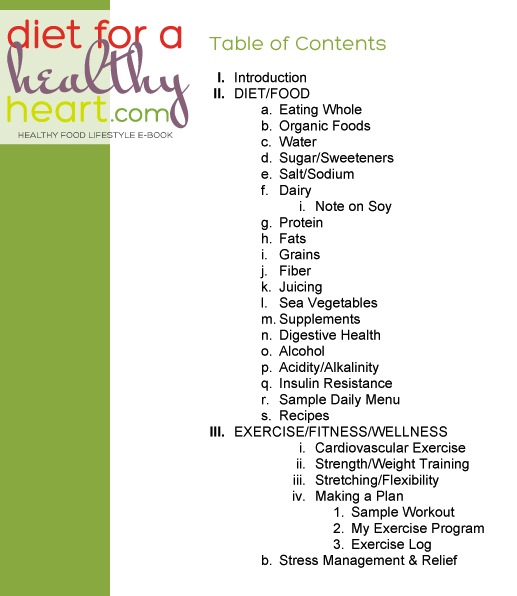 Table of Contents